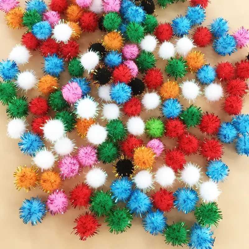 Glitter Pom-Poms