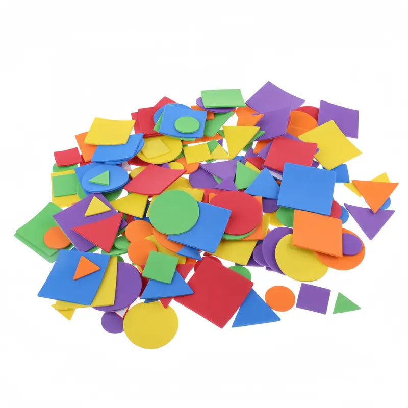 Peel & Stick Flexible Foam Shapes – Kids Learning Empire