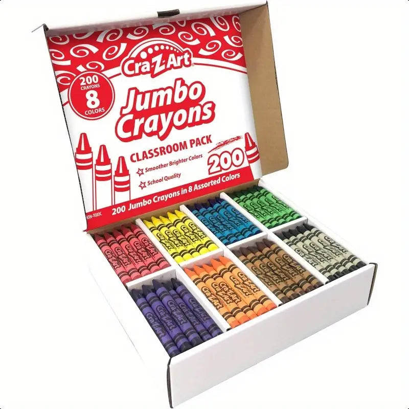 Buy Jumbo Crayons - 8-Color Box