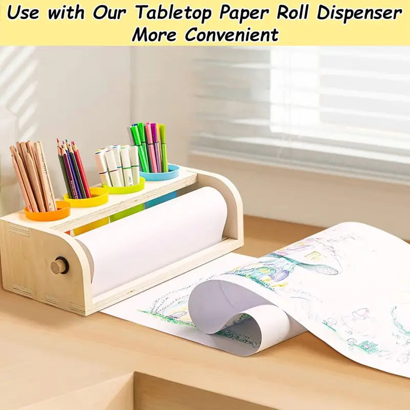 Roll White Art Easel Paper